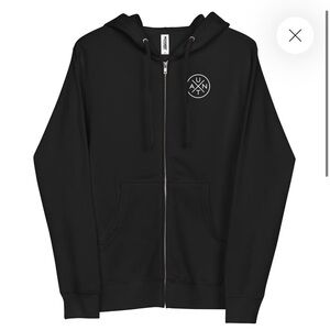 MamaX Brand Aunt Fleece Zip Up Hoodie